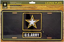Army License Plate