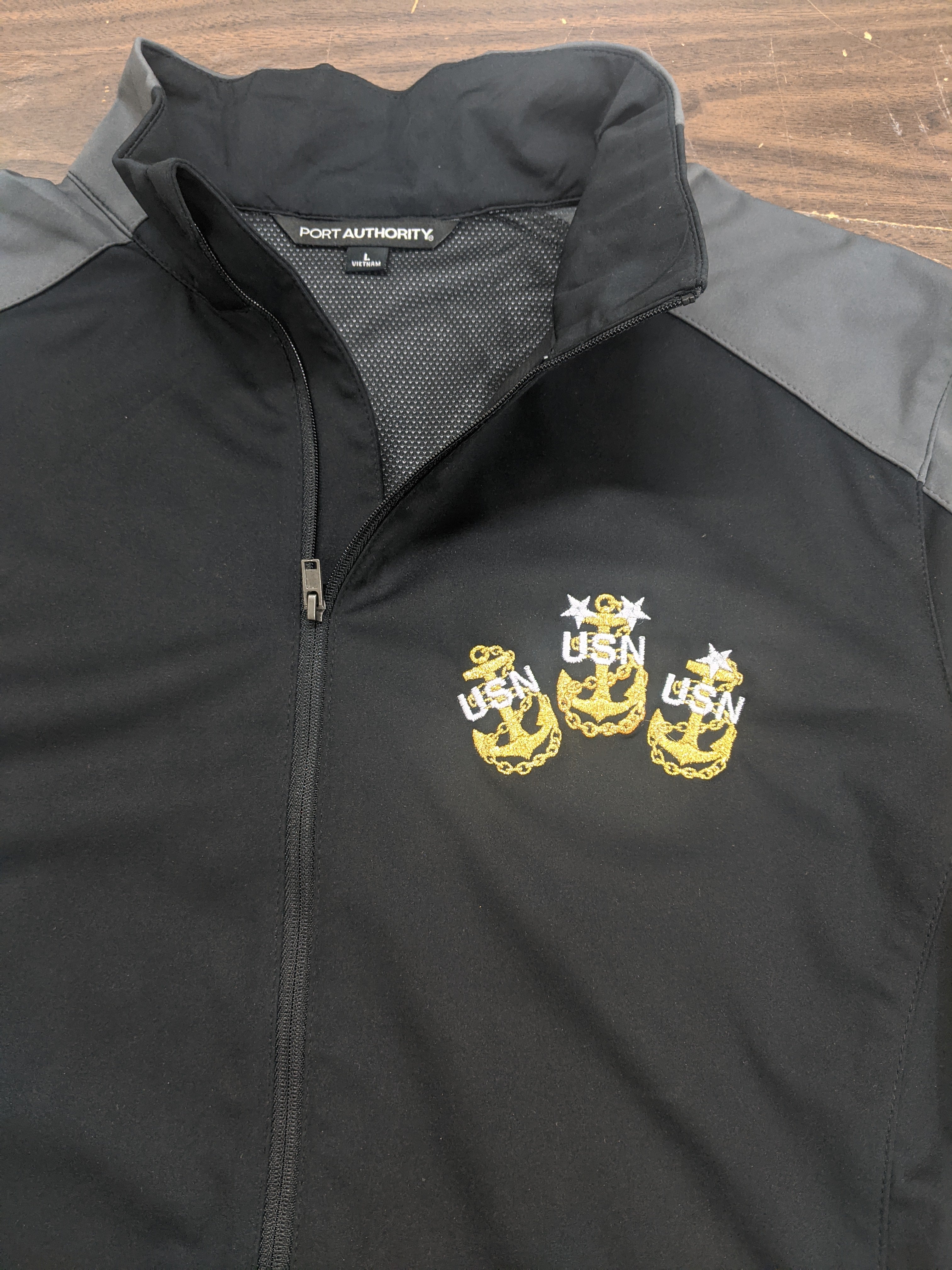 full zip light weight jacket